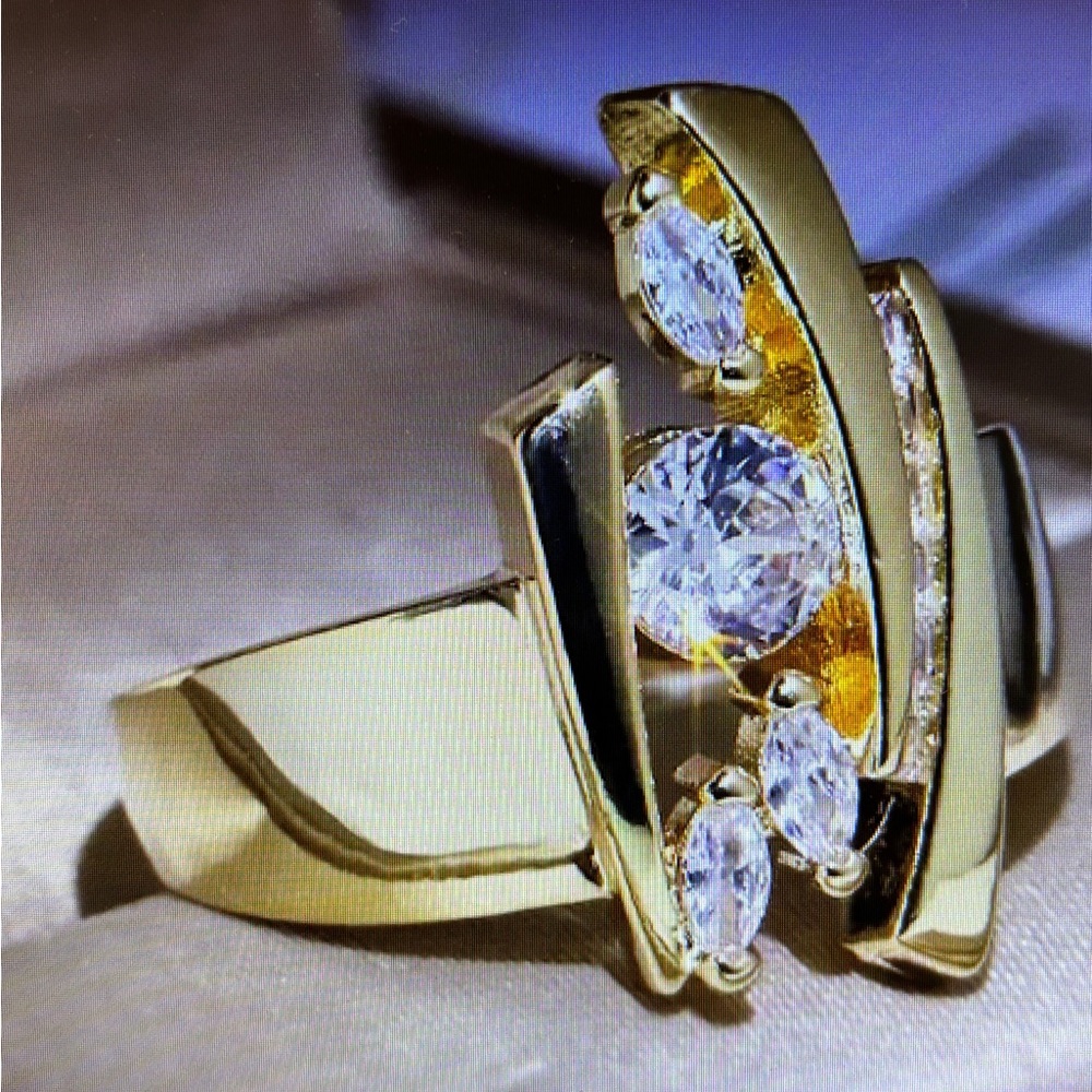 ELEGANT ABSTRACT LADIES RING 6,7,8,9,10 - Picture 7 of 16